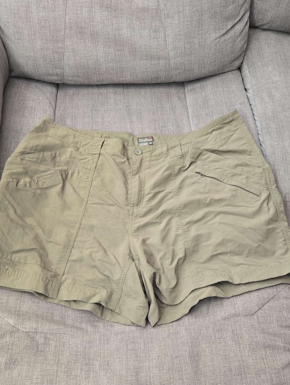 Royal Robbins Women's Olive Green Cargo Shorts
